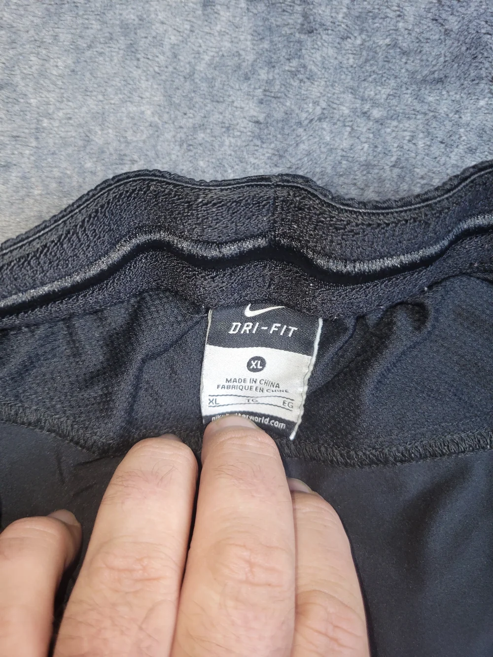 Nike Men’s Black Dri Fit Shorts with Swoosh